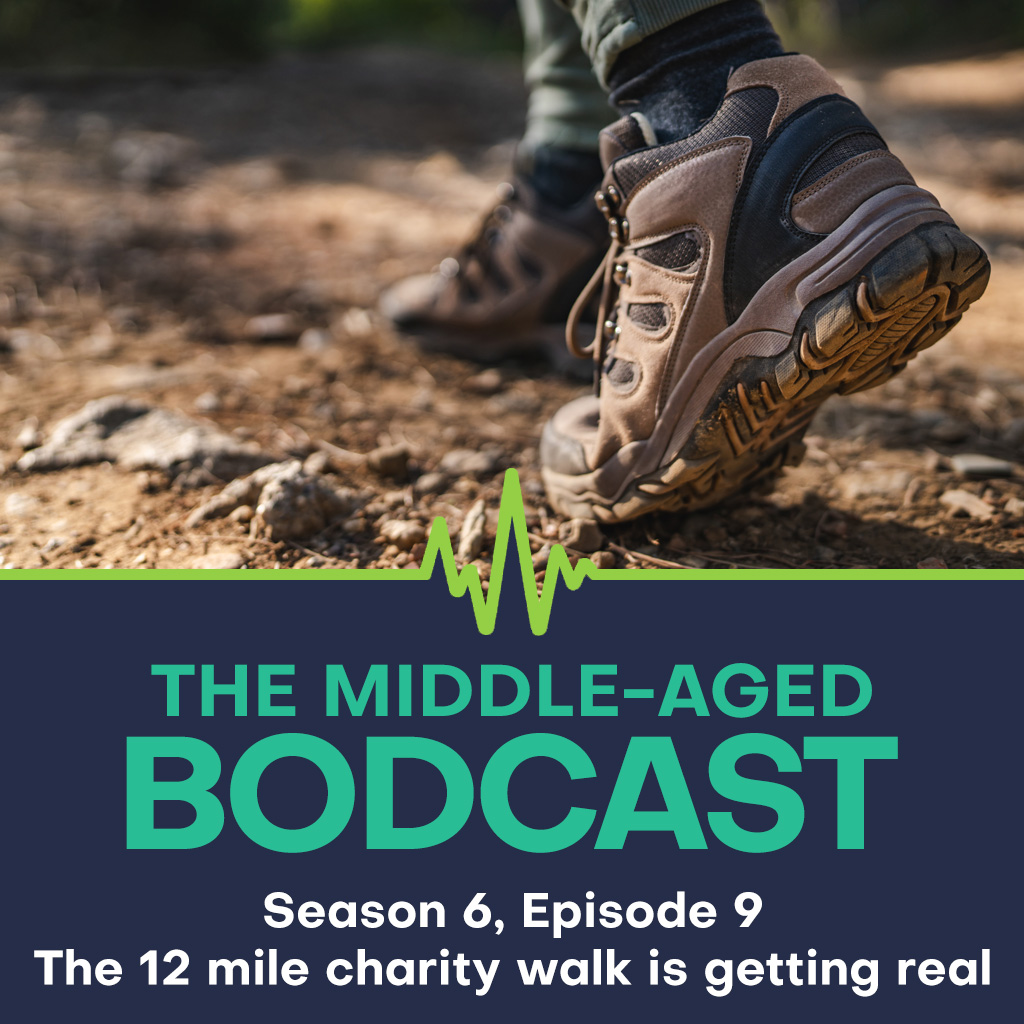 The 12 charity mile walk is getting real